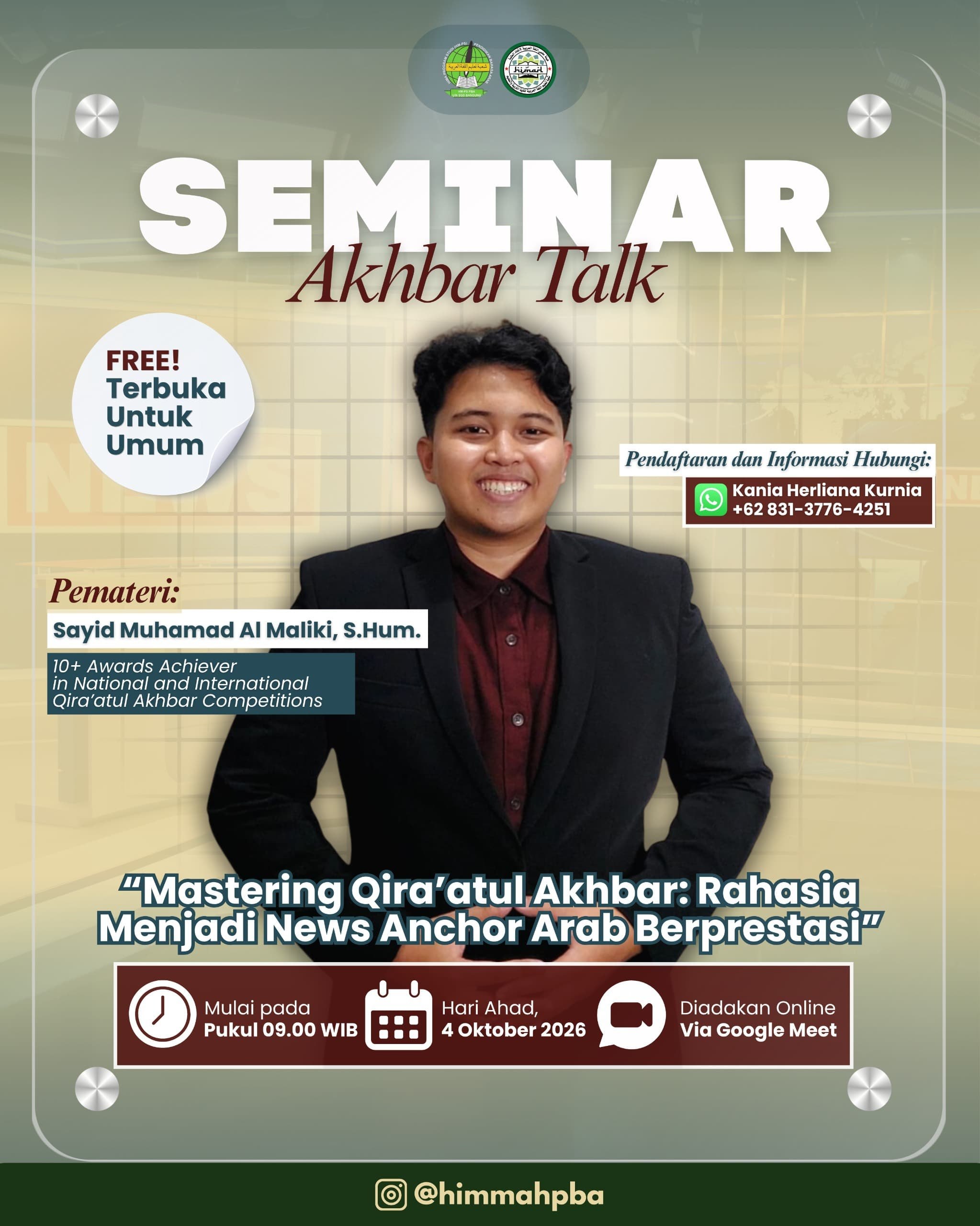 SEMINAR AKHBAR TALK HIMMAH
